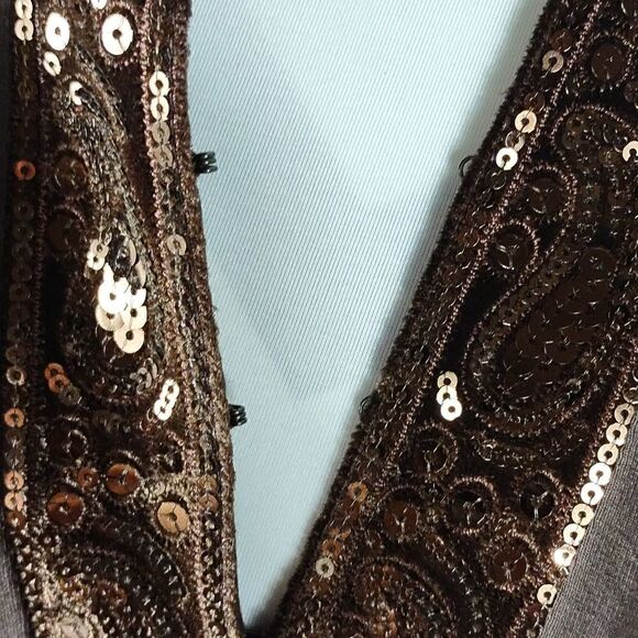 Talbots Sequined Blouse   - Picture 5 of 8